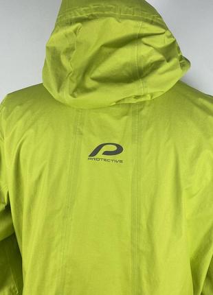 Чоловіча мембранна куртка protective sports membrana yellow rain jacket size xxl7 фото