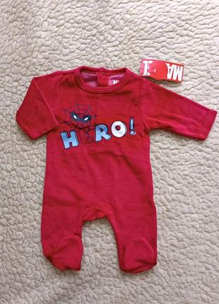 Чоловічок marvel 50-56 см для хлопчика