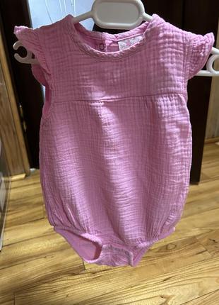 Бомбезный муслиновый бодик