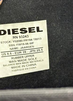 Жіночі чорні гумові чоботи jaarden diesel3 фото