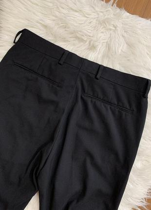 Класичні чорні брюки завужені7 фото