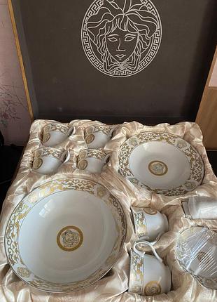 Столовый сервиз на 6 персон “da vinci collection “ с позолотой