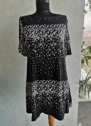 Платье из вискозы в романтический цветочек