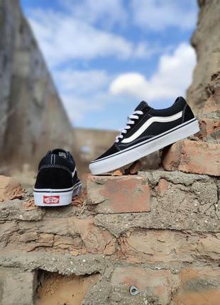 Vans old skool black/white10 фото