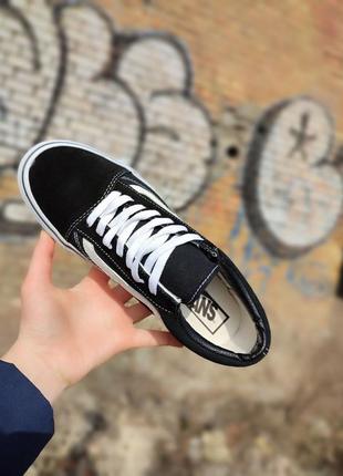 Vans old skool black / white5 фото