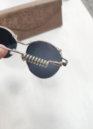 Фирменные солнцезащитные круглые очки havvs polarized окуляри стимпанк