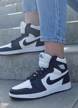 Женские кроссовки jordan retro 1 guo люкс качество