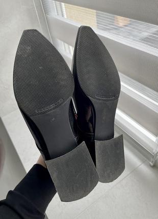 Черные лакированные туфли6 фото