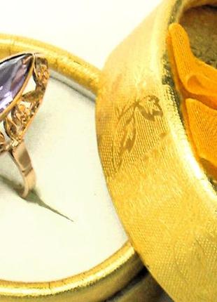 Кольцо золото ссср 583 проба 5,60 грамма размер 18 перстень маркиз