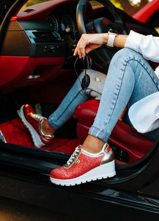 Стильні кросівки style fог shoes red