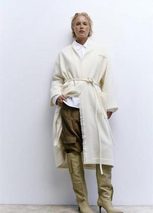 Zara пальто шерсть , xs/s, m/l10 фото
