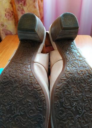 Кожаные туфли gabor comfort 40 р. (6 1/2)10 фото