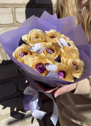 Солодкий букет з цукерок тренд подарунок💖