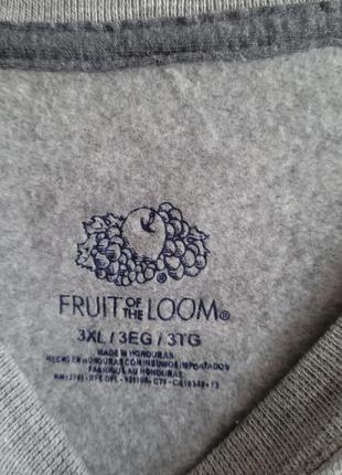 Женский коттоновый свитшот на утепленииfruit of the loom 56-58 является нюанс3 фото