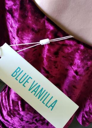 Чудове оксамитові сукні blue vanilla р. м(12)5 фото