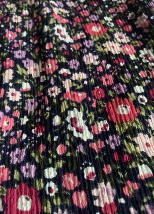 Сукня в рубчик квітковий принт george m8 фото