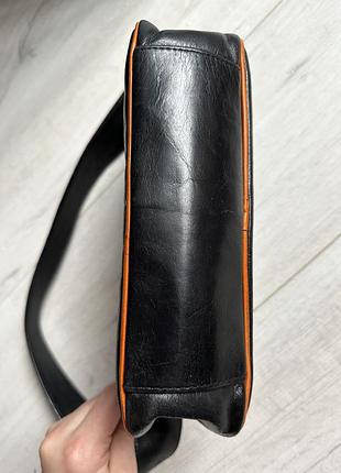 Шкіряна сумка багет 6