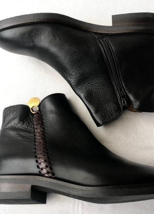 Оригинальные женские кожаные ботинки see by chloe (франция/испания)4 фото