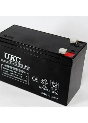 Необслуживаемый аккумулятор для бесперебойника 12v/7ah ukc 1884 акб для детского электромобиля