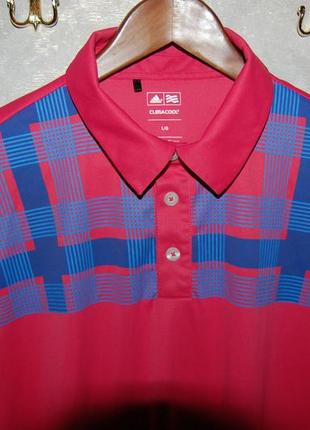 Крута футболка-сорочка поло adidas golf, номерний оригінал, по бирці — l3 фото