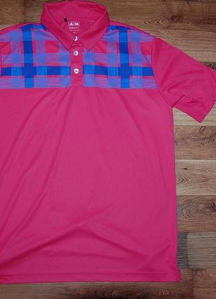 Крута футболка-сорочка поло adidas golf, номерний оригінал, по бирці — l6 фото