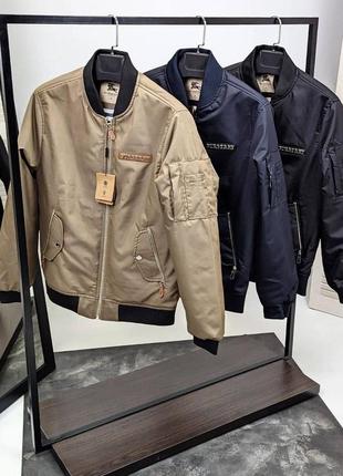 Куртка бомбер в стиле burberry