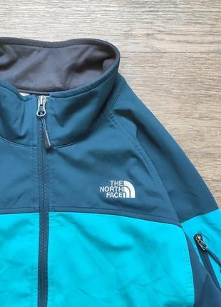 Софтшелл the north face женский синий tnf outdoor hh кофта куртка зипка зип берюзовый ветровка