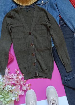 🔥 брендовий довгий кардиган барбур barbour. розмір s/8