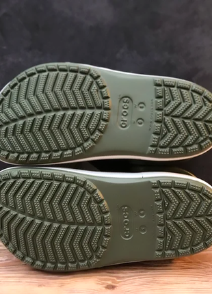 Сабо crocs  bayaband army green оригинал!7 фото