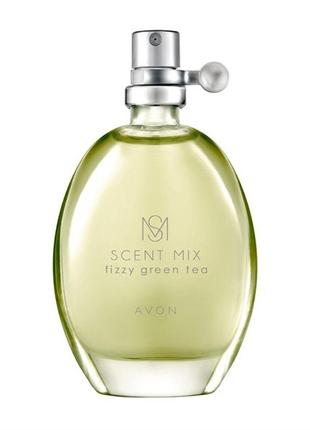 Туалетна вода fizzy green tea для неї  avon scent mix 30 мл