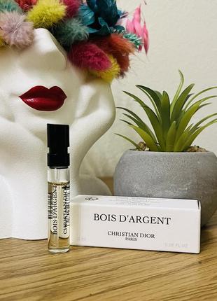 Оригінал пробник парфум парфумована вода  christian dior la collection privee bois d argent