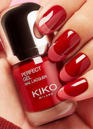 Лак для ногтей perfect gel nail lacquer kiko milano3 фото