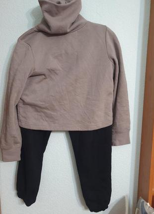 Теплий стильний костюм кофта та джогери zara