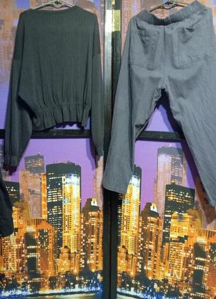 Фірмові штани zara l (турція) і светер zara м (китай)2 фото