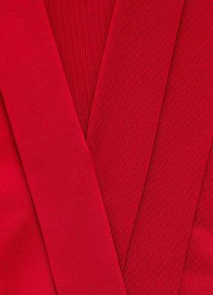Красная туника платье фонарик пышный рукав zara3 фото