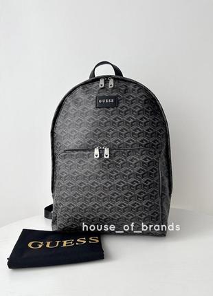 Guess ederlo g cube logo backpack мужской брендовый рюкзак гезз гез оригинал на подарок мужу подарок парню