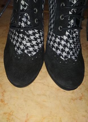 Ботинки ботильйоны черевички замш patrizia dini германия8 фото