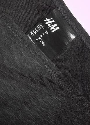 Низ от купальника раздельного трусики женские плавки размер 42-44 / 8 черные текстурные2 фото