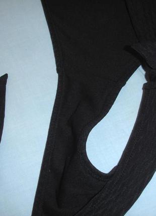 Низ от купальника раздельного трусики женские плавки размер 42-44 / 8 черные текстурные4 фото