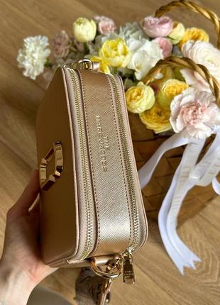 Marc jacobs the snapshot full gold v2, жіноча сумка, женская сумка