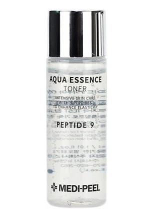 Тонер для лица увлажняющий с пептидами medi-peel peptide 9 aqua essence toner 30ml1 фото