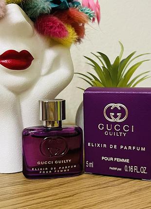 Оригінал мініатюра парфум духі gucci guilty elixir de parfum pour femme