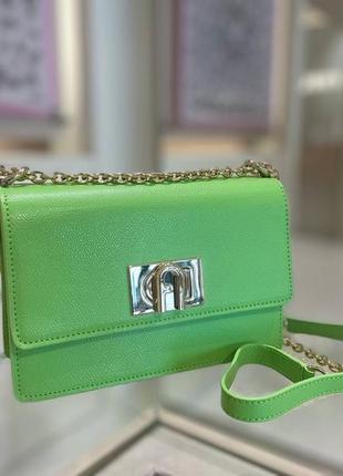 Сумочка furla❤️оригинал, доставка из италии, кожа, сейчас по хорошей скидке!