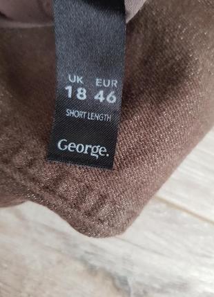 Стильні базові штани стрейчеві батал george7 фото