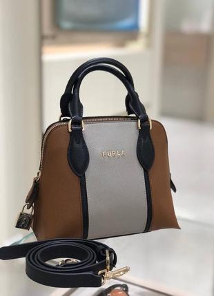 Сумочка furla❤️оригинал, доставка из италии, кожа, сейчас по хорошей скидке!