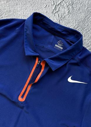 Оригінальне polo nike rodger federer blue6 фото