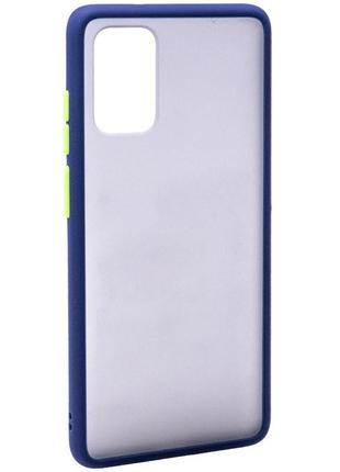 Matte tpu plastic case  — samsung s11 — blue