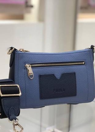 Сумочка furla❤️оригинал, доставка из италии, кожа, сейчас по хорошей скидке!1 фото