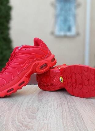 Nike tn plus total red мужские кроссовки найк красные полностью 41-442 фото