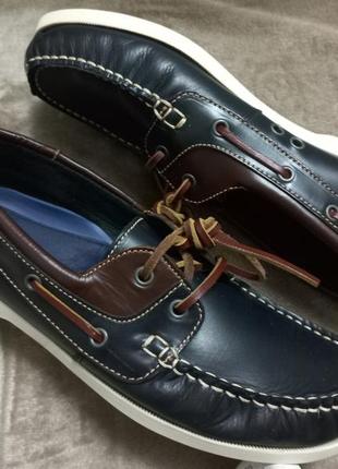 Туфли-мокасины весной-осень муж.43р. clarks индии4 фото